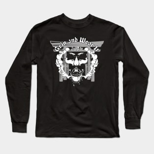 Grin And Wear It Whispers of Bone: Unspoken Stories Long Sleeve T-Shirt